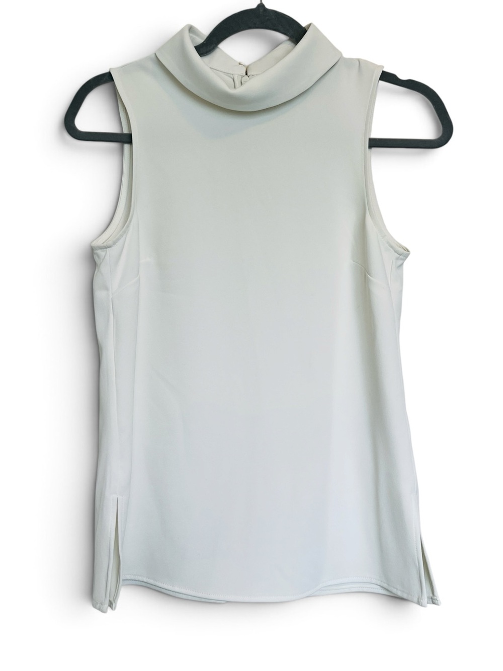 H&M Sleeveless Mock Neck Blouse, Size 2 (CLO-107)